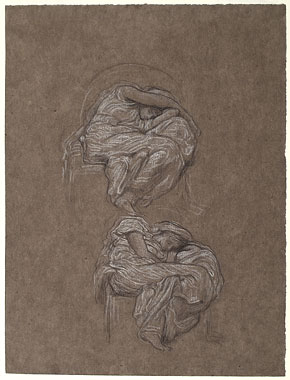 Study for 'Flaming June': Female Figures