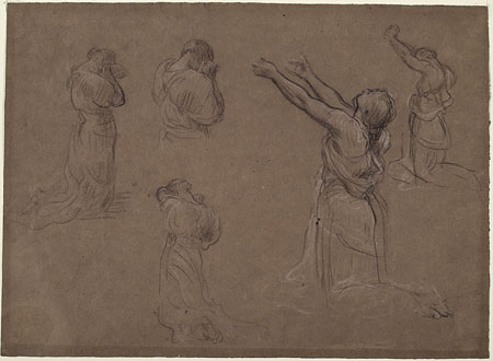 Studies for 'Clytie': Alternative Poses