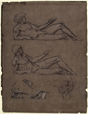 Studies for the 'Jubilee Medal': Male Figure