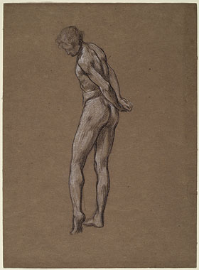 Study for 'The Arts of Industry as Applied to War': Male Figure