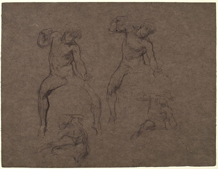 Study for 'Perseus on Pegasus': Perseus