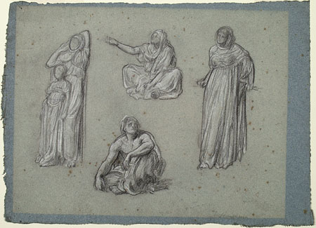 Studies for 'The Dance': Male and Female Figures, Female Child