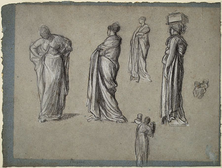 Study for 'The Arts of Industry as Applied to Peace': Female Figures