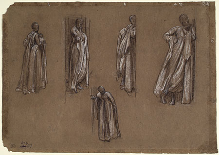 Studies of Female Figures in a Doorway