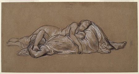 Study for 'Cymon and Iphigenia': Sleeping Female Figures