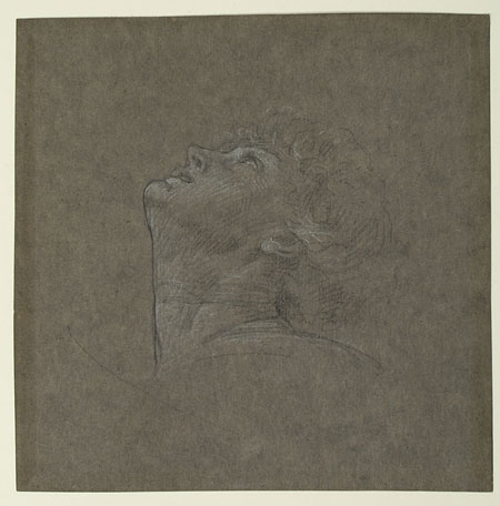 Study for 'Return of Persephone': Head of Persephone