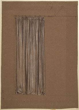 Study for 'The Bath of Psyche': Curtain