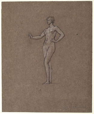 Study for the 'Jubilee Medal': Figure of Industry
