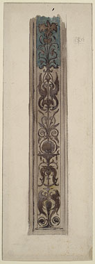 Study for 'Venus and Cupid': Architectural Detail