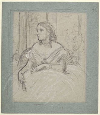 Study for 'Mrs Charles Magniac': Composition