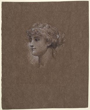 Study for 'Head of a Girl': Head