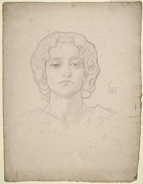 Study of a Female Head