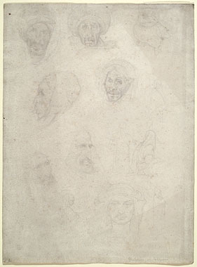 Studies of a Male Heads