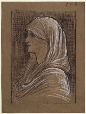 Study for 'The Vestal': Composition