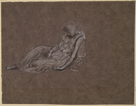 Study for 'The Garden of the Hesperides': Female Figure