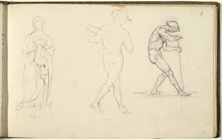 Studies after an Unidentified Artist and Male Figure
