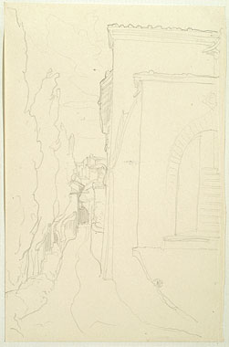 View of a Road or Pathway, Italy