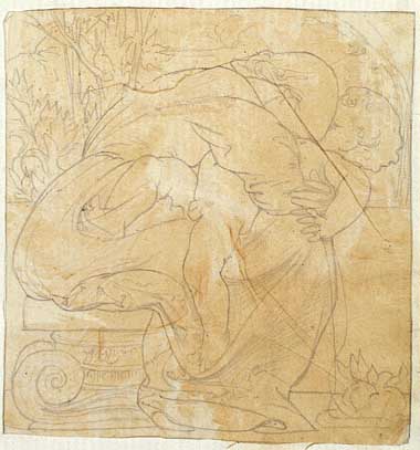 Study for 'Dalziel's Bible Gallery': 'Death of the First Born', Composition