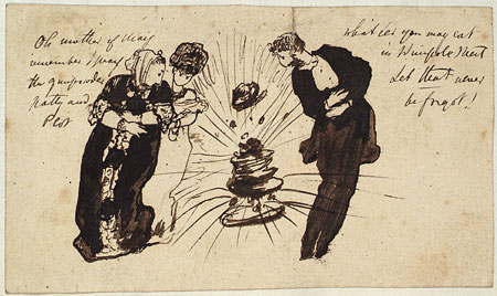 Study of a Male and Two Female Figures