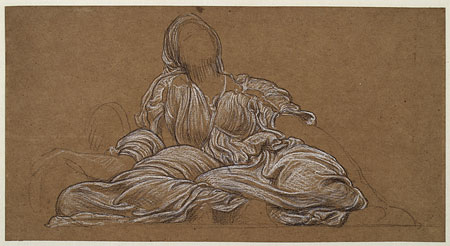 Study for 'The Dance': Reclining Female Figures