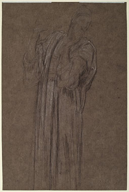 Study for 'Phoenicians Bartering with Ancient Britons': Male Figure