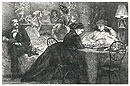 Illustration for 'A Week in a French Country House': 'An Evening in a French Country House'