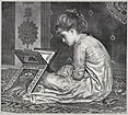 'Study; at a Reading Desk'