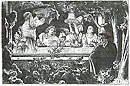 Illustration for 'Romola': 'A Supper in the Rucellai Gardens'