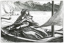 Illustration for 'Romola': 'Drifting Away'