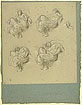 Studies for 'The Garden of the Hesperides': Female Figures