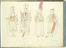 View details of Studies of Male Figures in Turkish Dress