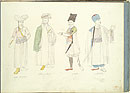 View details of Studies of Male Figures in Turkish Dress