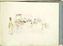 View details of Study of Turkish Female Figures in a Carriage Drawn by Oxen