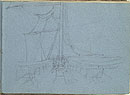 View details of View of the Deck of a Ship with Male Figures