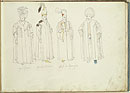 View details of Studies of Male Figures in Turkish Dress