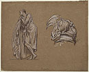 View details of Male Figure, Drapery for Female Figure