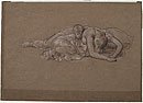 Study for 'Cymon and Iphigenia': Sleeping Female Figures