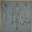 View details of Studies of Male and Female Figures, Female Head, Male Hands, Male Feet