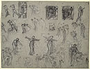 View details of Compositions, Male and Female Figures