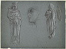View details of Drapery for Female Figures, Female Head