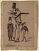 Study for a Humorous Composition showing a Male Figure and Male Children