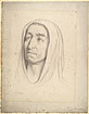 Study of a Male Head with a Hood