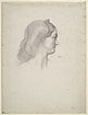 Study of a Female Head with Contemporary Hairstyle