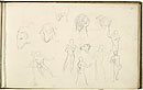 View details of Studies of Sheep and  Male Figures