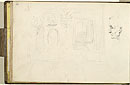 View details of Study of a the Interior of a Building and a Male Head