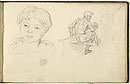 View details of Study of the Head of a Boy and a Male Figure