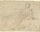 View details of Study for a Composition with a Female Figure