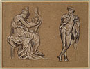 View details of Female Figure with Lyre, Male Figure