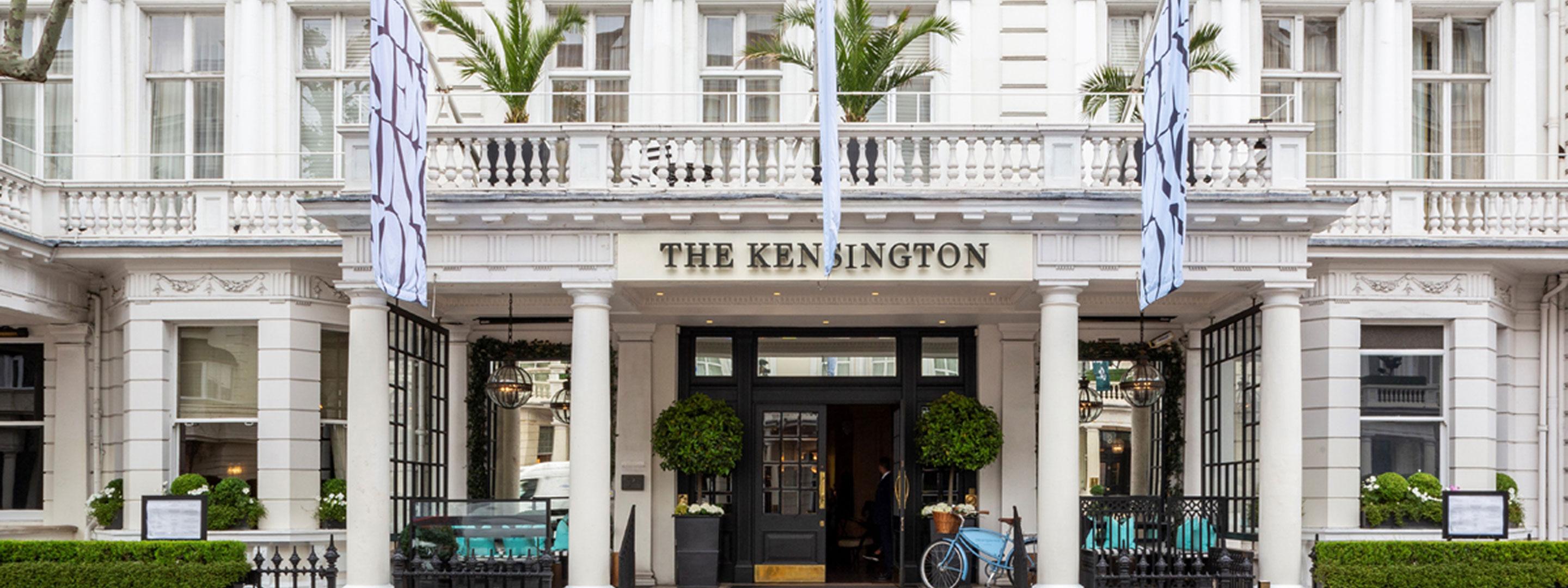 Exterior of the Kensington hotel