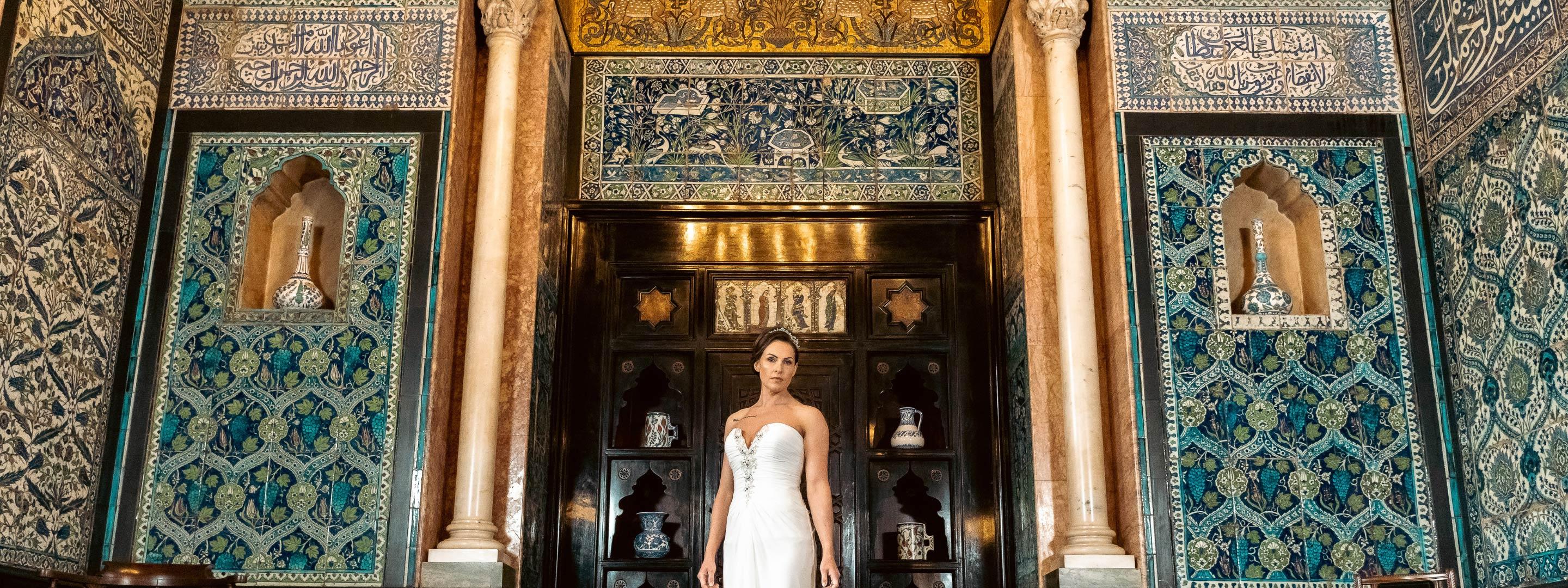 a woman wearing a white dress